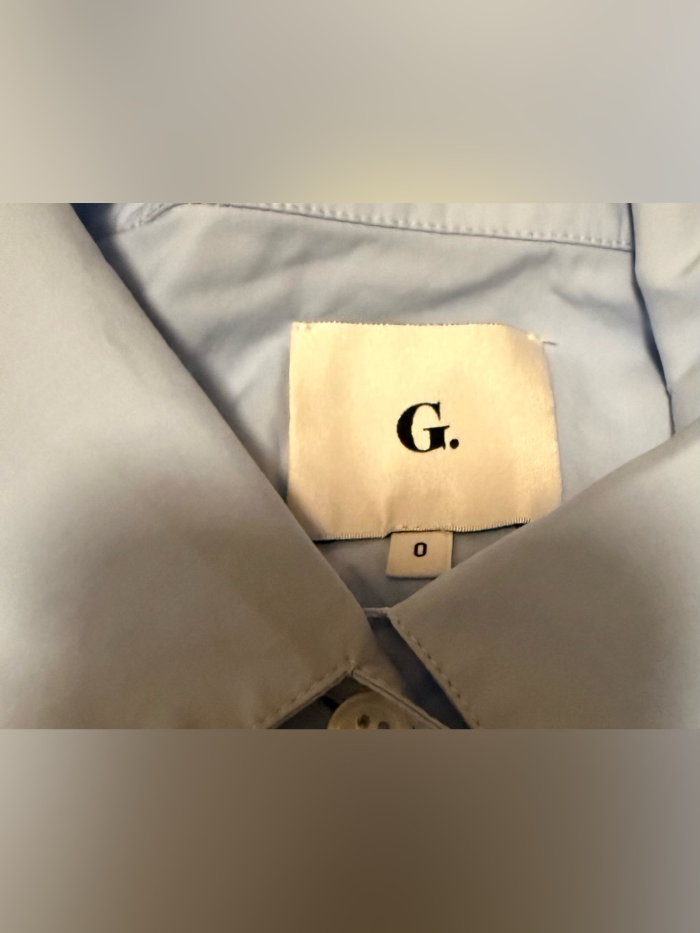 Goop Gwyn Flynn Button Down Shirt Sz 0 - Picture 5 of 7